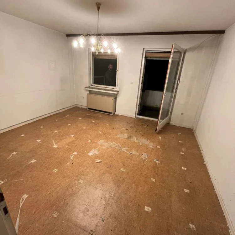 Wohnungsauflösung Köln - Leergeräumtes Zimmer eines Kunden